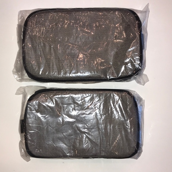 Men's MKMen Toiletry Shave Bags (2) Gun Metal Grey - Picture 1 of 6